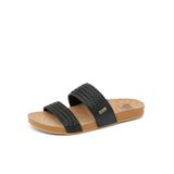 Sandálias Fashion Slide Reef Vista Braid Ii Femininas Pretas 9,5
