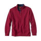 Moletom Orvis Acolchoado Snap Para Homens Redheather - Tamanho L