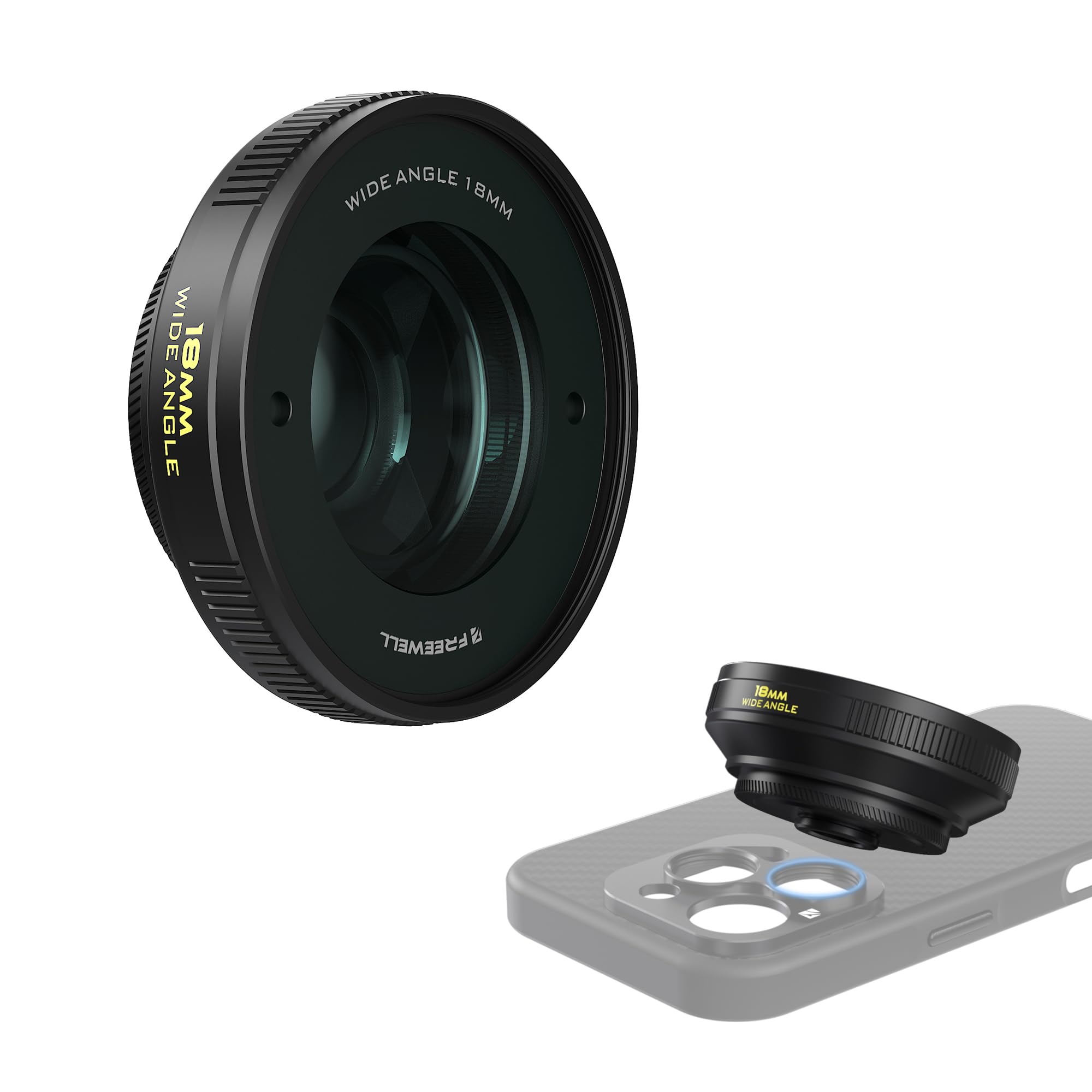 Lente Grande Angular Freewell 18mm Para Iphone E Samsung