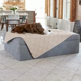 Cobertor Acolchoado Orvis Grip Tight Para Cães, Cáqui, Grande