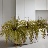 3 Samambaias Artificiais Com Folhas Premium Para Montar Jardim Vertical Sofisticado