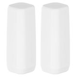2x Porta Escova De Dente Banheiro Viagem Ou Aura Branco