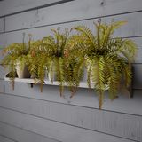 5 Buquês De Plantas Artificiais Outonadas Realistas Samamabais Para Vasos E Ambientes Internos