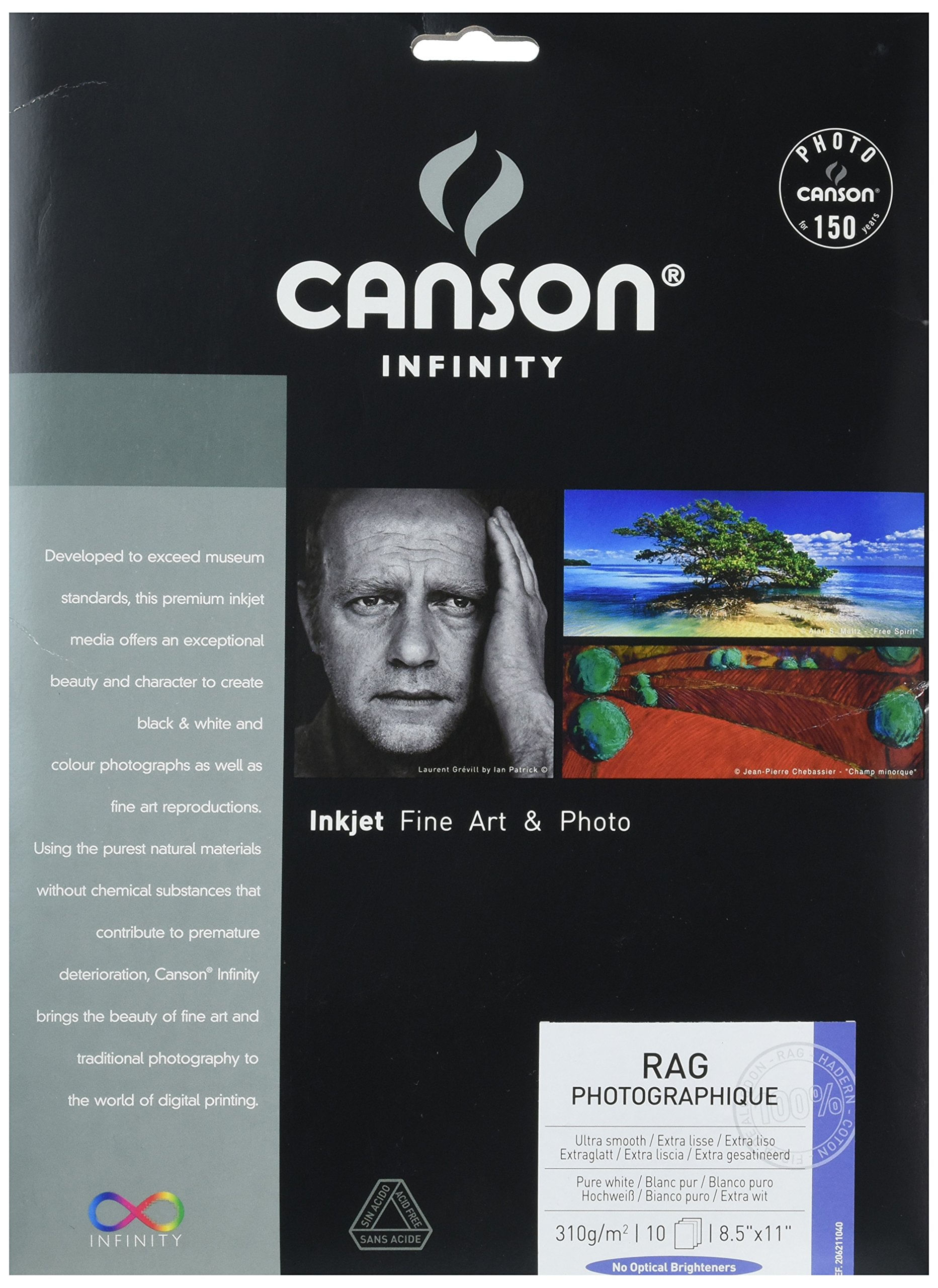 Papel De Belas Artes Canson Infinity Rag Photographique 310g 25 Folhas
