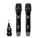 Conjunto De Microfones Sem Fio Gemini Gmu-m200 Pro Uhf, Pacote Com 2