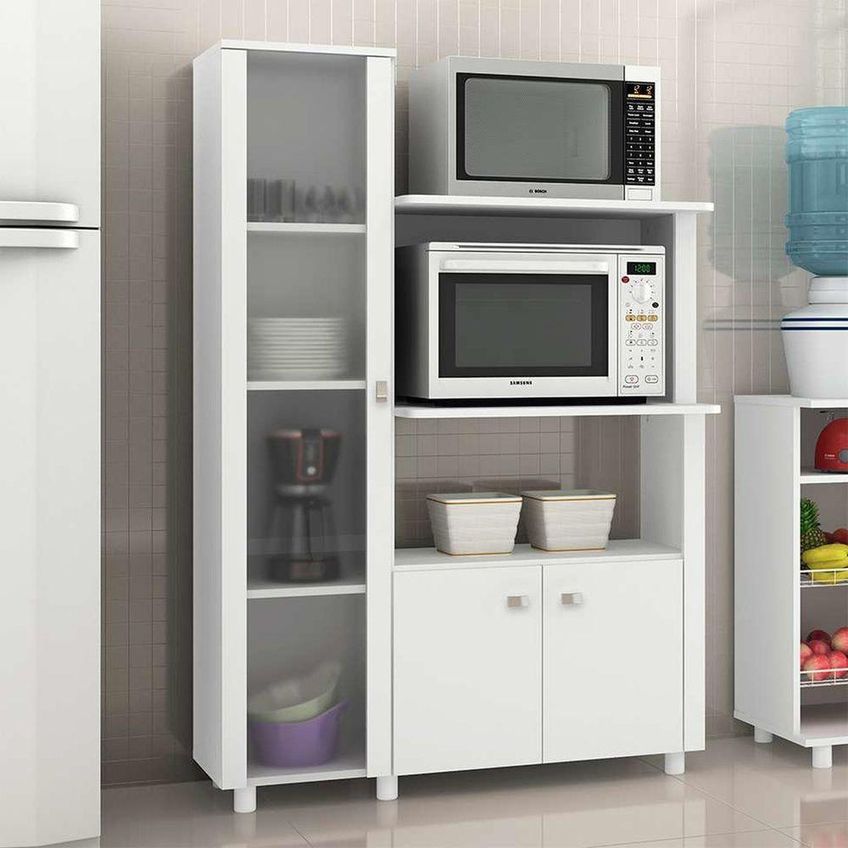 Balcão Multiuso Tecno Mobili BL3304 Branco - imagem 3