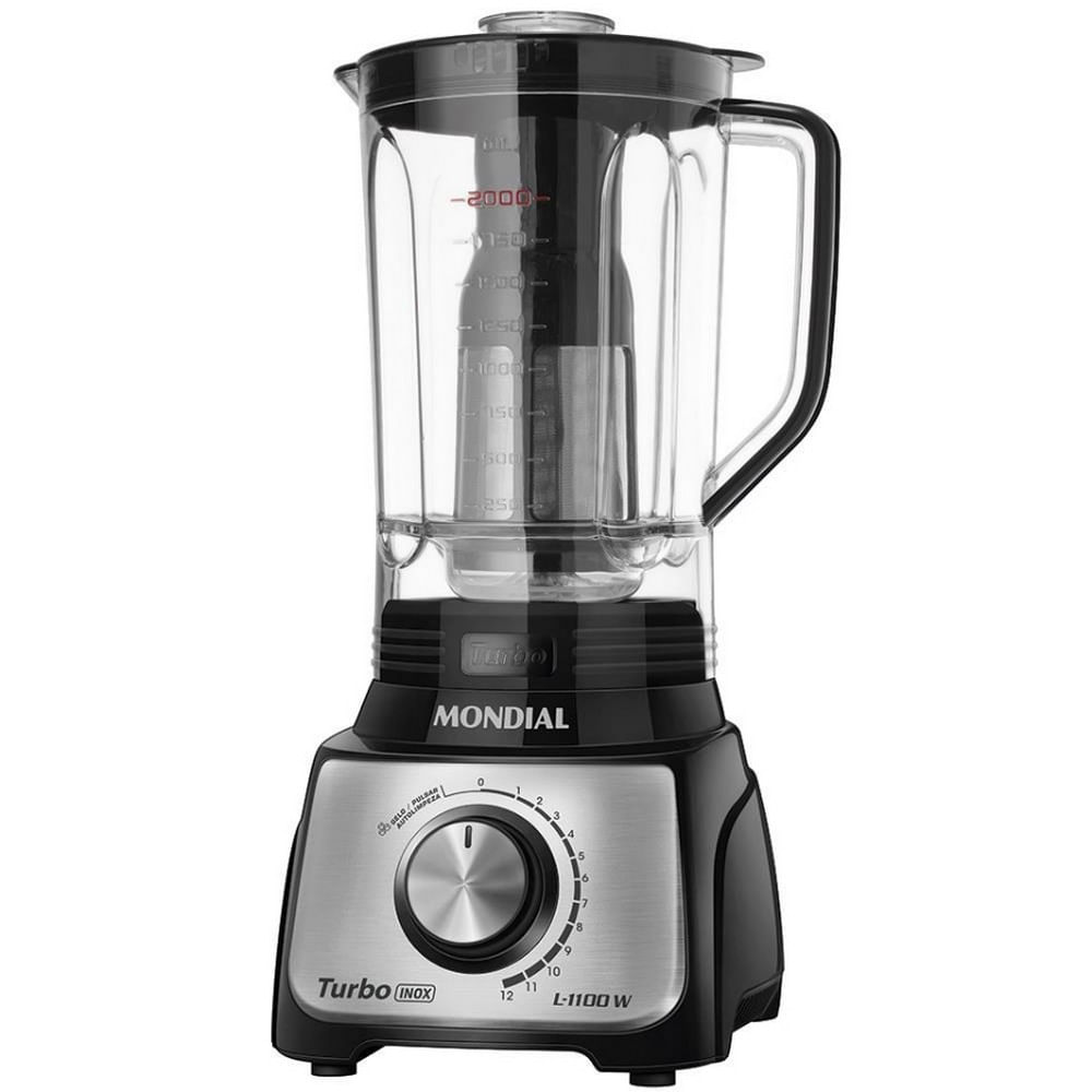 Liquidificador Mondial Turbo Inox 3l L-1100-bi