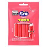 Bala Fini Regaliz Tubes Morango 10x35g