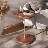 Mesa Lateral Apoio Mdf 45cm Multimóveis Cr45302 Terracota