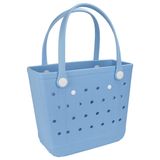 Bolsa De Praia Uekekicg Grande De Borracha Impermeável Lavável Azul