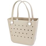 Bolsa De Praia Uekekicg, Grande, De Borracha, Impermeável, Lavável, Amêndoa