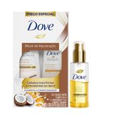 Kit Dove Ritual Reparação Shampoo 350ml + Condicionador 175ml + Óleo E Sérum Bond Intense Repair 110ml