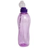 Garrafa De Água Squeeze Plástico Academia Resistente 600ml