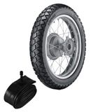 Kit Pneu Xtz 125 Xr 200 410-18 60r Tr300 Vipal + Câmara