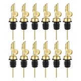 Licor Pesado Pour Spout Pafusen, Pacote Com 12 Unidades Gold Auto Flip