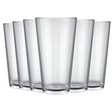 Jogo De Copos De Vidro Sm Cairo 350ml 6 Unidade - Nadir 2644
