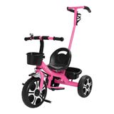 Triciclo Infantil Com Apoiador Rosa - Zippy Toys
