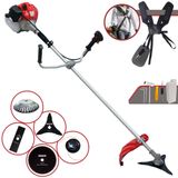 Roçadeira Profissional Anmax Cg430p À Gasolina 2t 43cc 2hp 9.000rpm + Extra Faca 3 Pontas, Faca 80 Dentes E Escova De Aço 38 Cerda