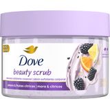 Sabonete Esfoliante Amora &amp; Frutas Cítricas Dove Beauty Scrub Pote 280g