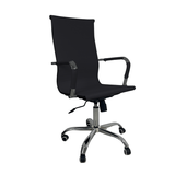 Cadeira De Escritório Esteirinha Giratória Ergonômica Alta - Preto - 1