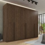 Guarda-roupa Casal 6 Portas 8 Gavetas Florianópolis 100% Mdf New Canion