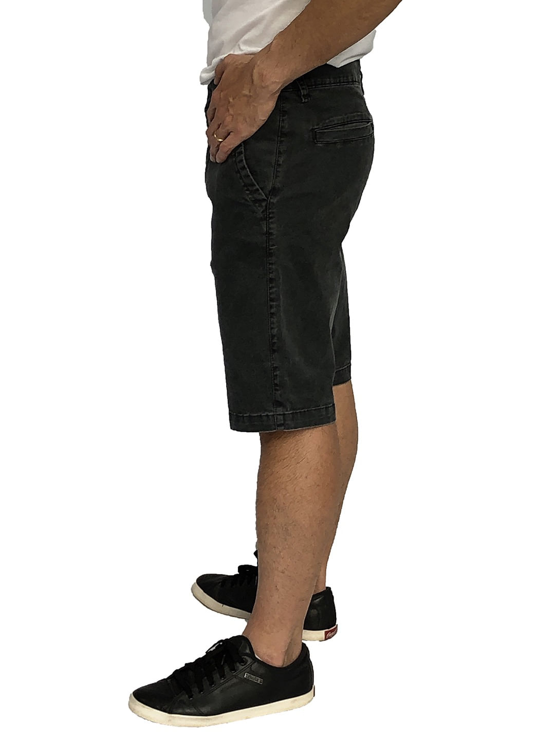 Bermuda Macaw Sarja 7764 Azul Marinho