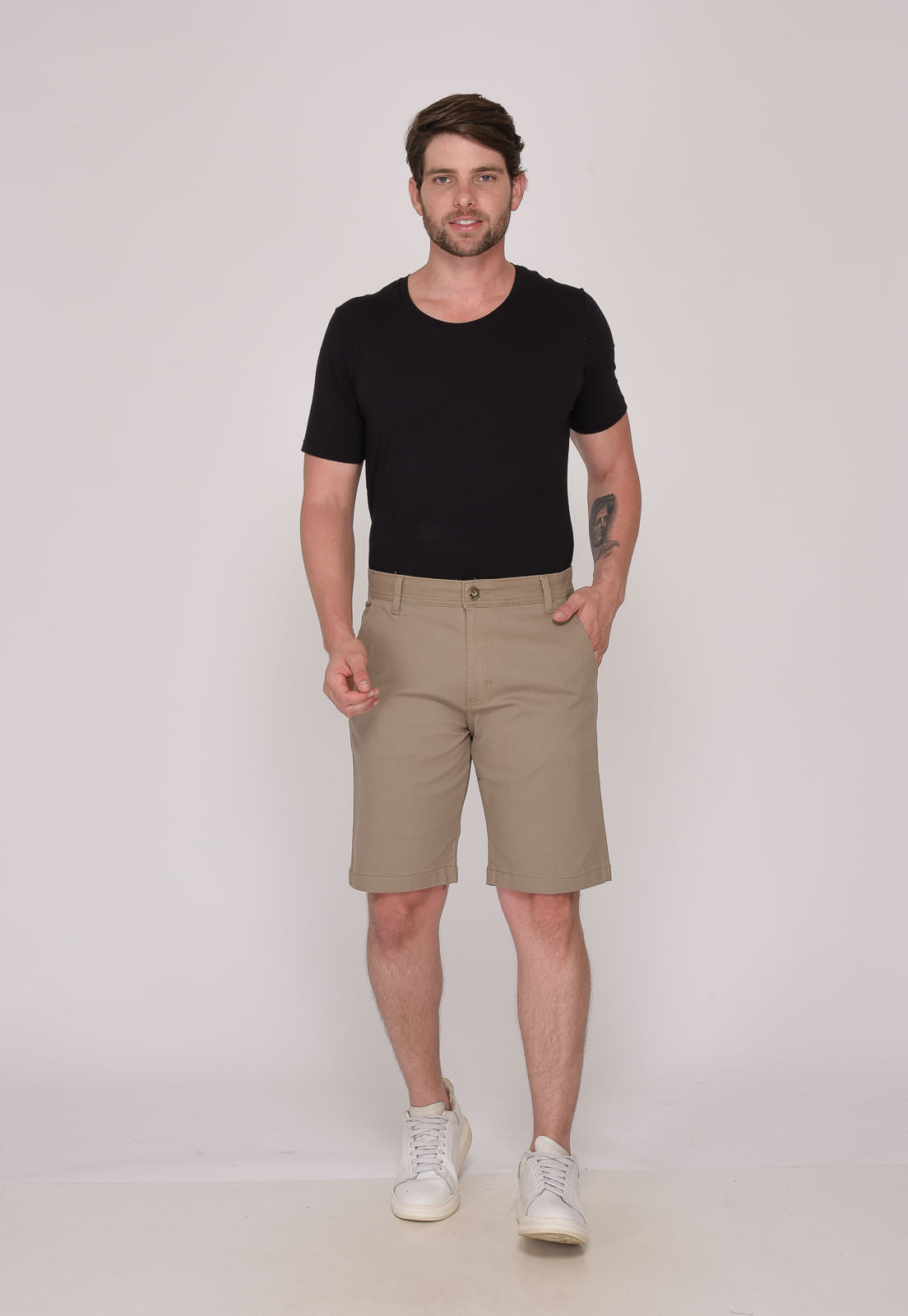 Bermuda Macaw Sarja 7792 Bege Escuro