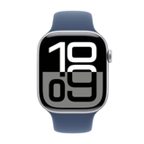 Apple Watch Series 10 46 Mm M L Mwwm3lw Gps - Silver Aluminum Denim Sport