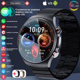 Monitor De Pressão De Glicose No Sangue Smartwatch Sacosding Ecg