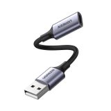 Cabo Adaptador Ugreen Usb A Para Lightning Audio Mfi Nylon
