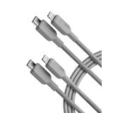 Cabo De Carregamento Anker 310 Usb-c Para Lightning De 6 Pés Para Iphone