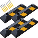 Freios De Estacionamento De Borracha Oranlite Heavy-duty Para Carros E Caminhões, Pacote Com 4