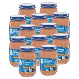 Comida Para Bebês Gerber 3rd Foods, Pêra Natural, Pêssego, Aveia, 180 Ml X 12