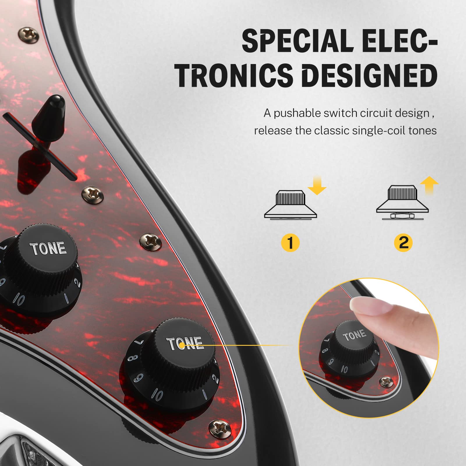 Guitarra Elétrica Donner Designer Series Dst-200 Void Black