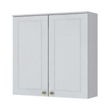 Armário Aéreo 2 Portas 80cm Americana Branco - Móveis Henn Branco Hp