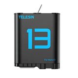 Bateria Recarregável 1900mah Para Câmera Gopro 13 Telesin