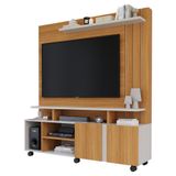 Estante Home Theater Valência Nature-off White Para Tv Até 55? - Permóbili Nature-off White