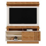 Estante Home Goiás 150cm Off White-amêndoa Para Tv Até 55? - Mobler Off White-amêndoa