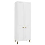 Paneleiro Firenze 80cm 4 Portas Branco - Indékes Branco