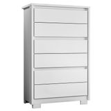 Cômoda Unno 6 Gavetas Branco - Móveis Albatroz Branco