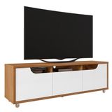 Rack Bancada Jersey Cedro-branco Para Tv Até 60? - Casa D Cedro-branco