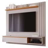 Painel Suspenso Panamá Plus Off White-nature Para Tv Até 55? - Permóbili Off White-nature