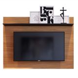 Painel Suspenso Maia Noce Milano-preto Fosco Para Tv Até 55? - Colibri Noce Milano-preto Fosco