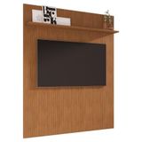 Painel Suspenso Siena Frisado 220cm Cedro Para Tv Até 65? - Casa D Cedro