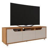Rack Bancada Jersey Cedro-off White Para Tv Até 60? - Casa D Cedro-off White