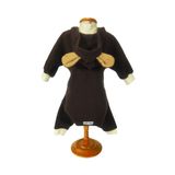 Macacão Griff Dog Marrom 4 Patas Para Cães E Gatos - Tam 1
