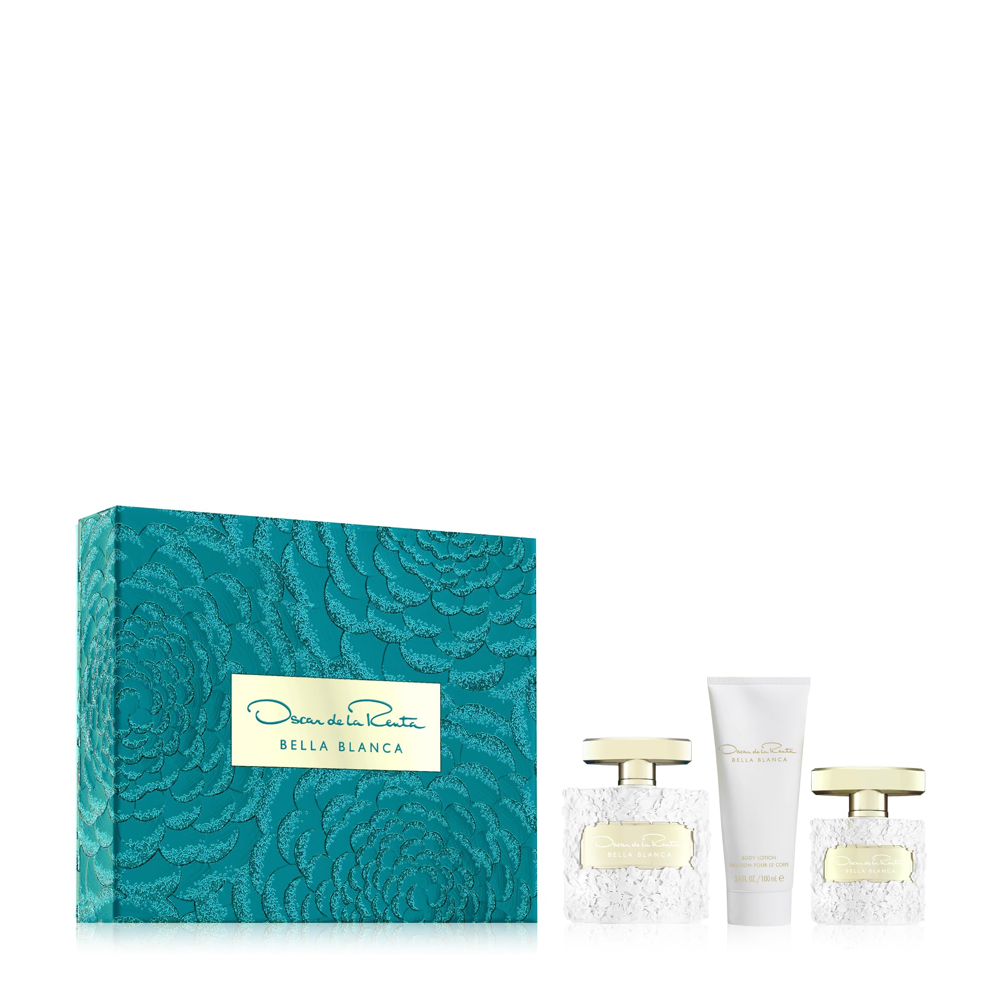 Conjunto De Perfume Para Presente Oscar De La Renta Bella Blanca