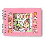 Livro De Colorir Capa Dura Bobbie Goods 50 Folhas Rosa