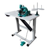 Máquina Overlock Semi Industrial Com Mesa 110v