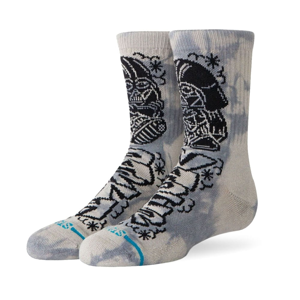 Meia Stance Kids Dj Darth Crew Cinza